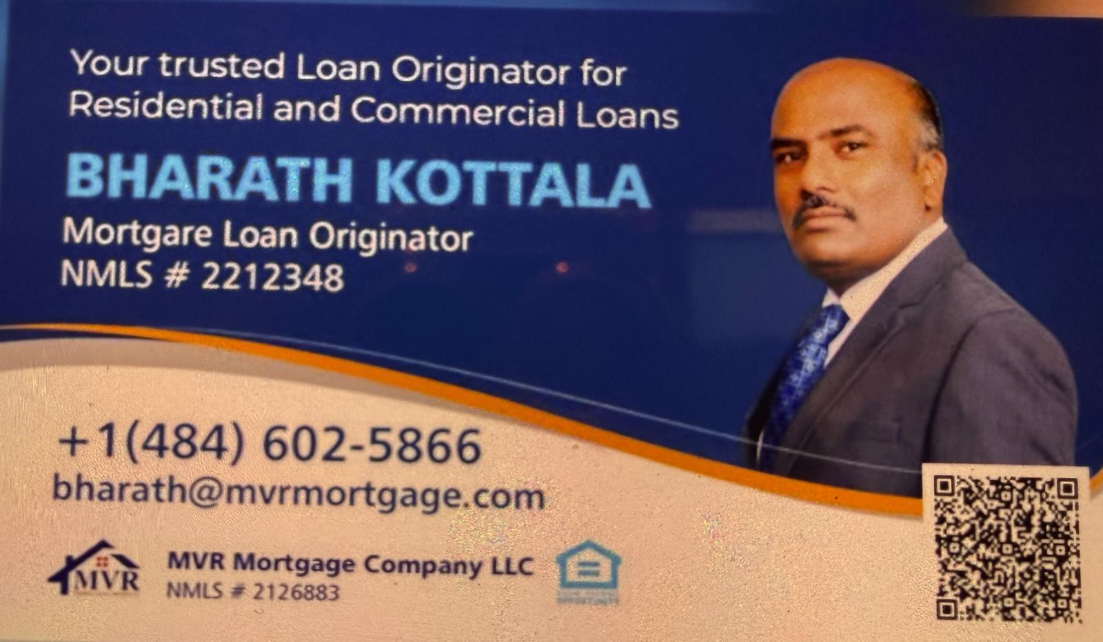 Bharath Kottala - MVR Mortgage